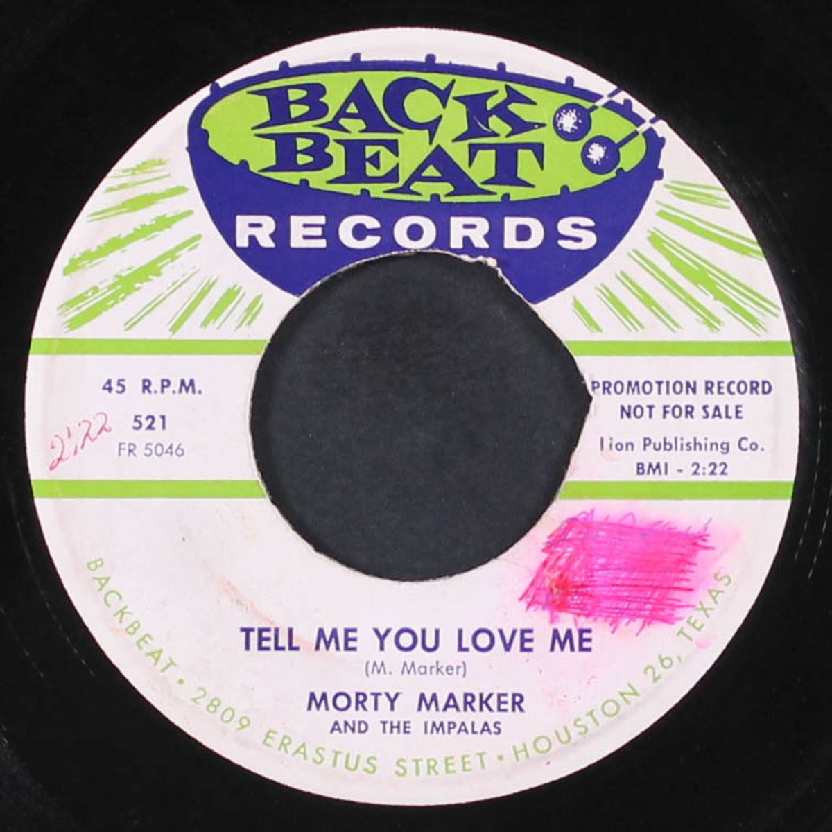 tear down the house / tell me you love me by MORTY MARKER