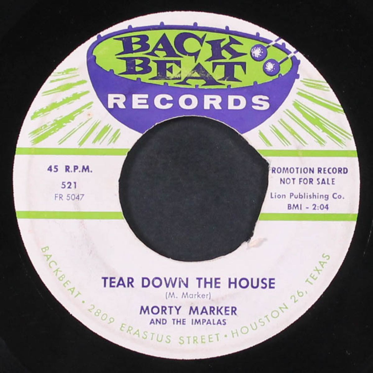 tear down the house / tell me you love me by MORTY MARKER