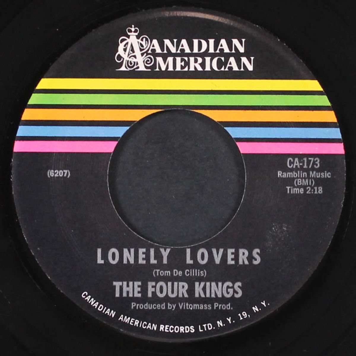 one night / lonely lovers by FOUR KINGS