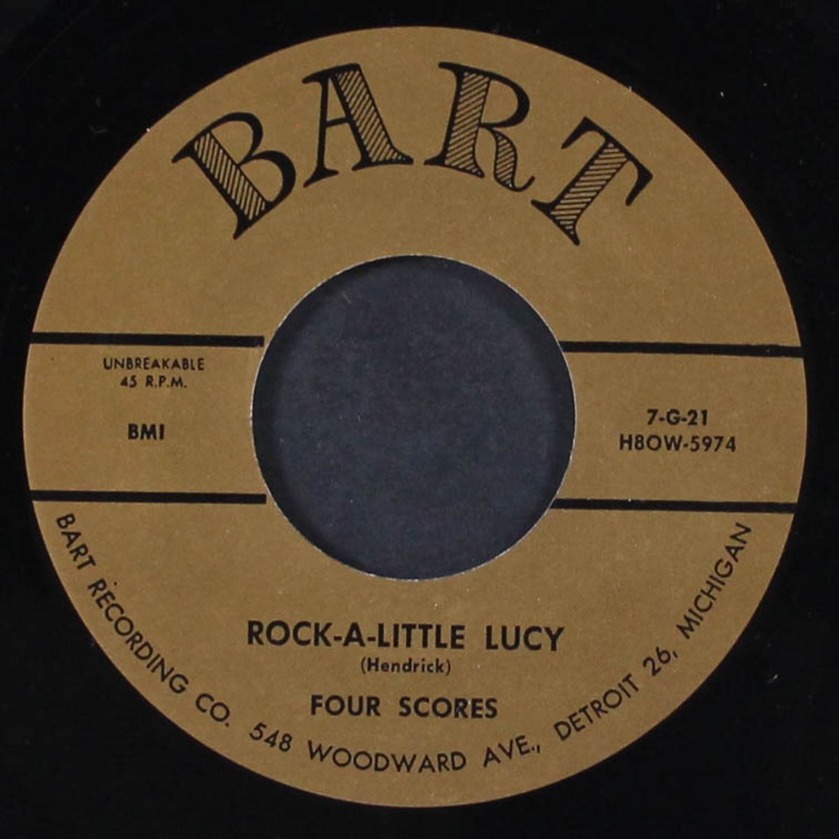 no other heart / rock-a-little lucy by FOUR SCORES