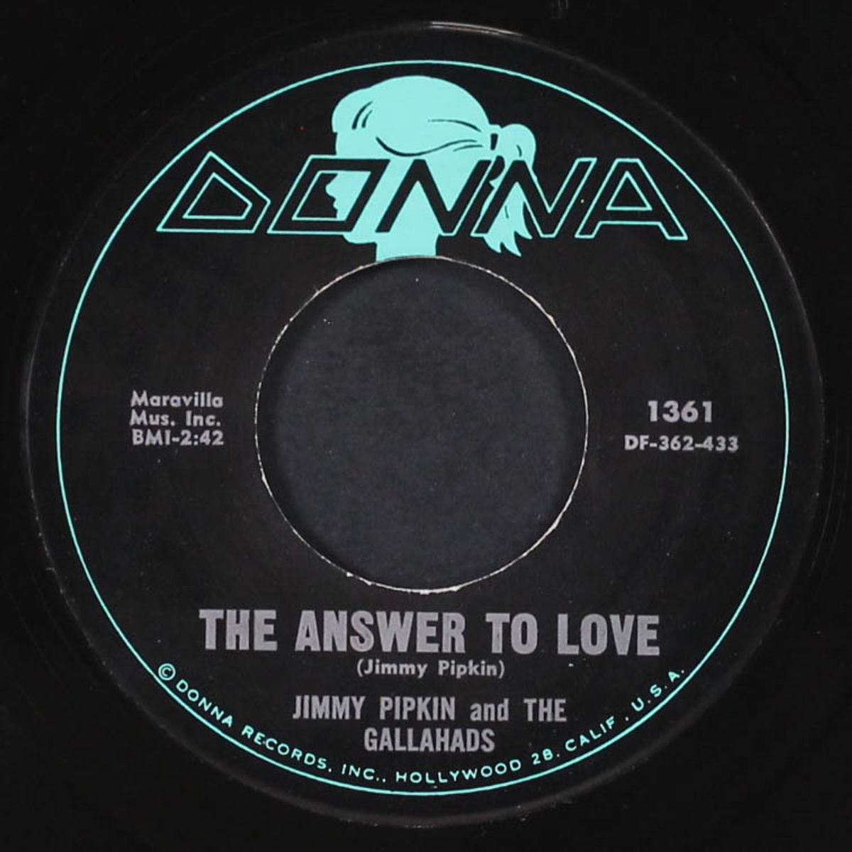 this letter to you / the answer to love by JIMMY PIPKIN & GALLAHADS
