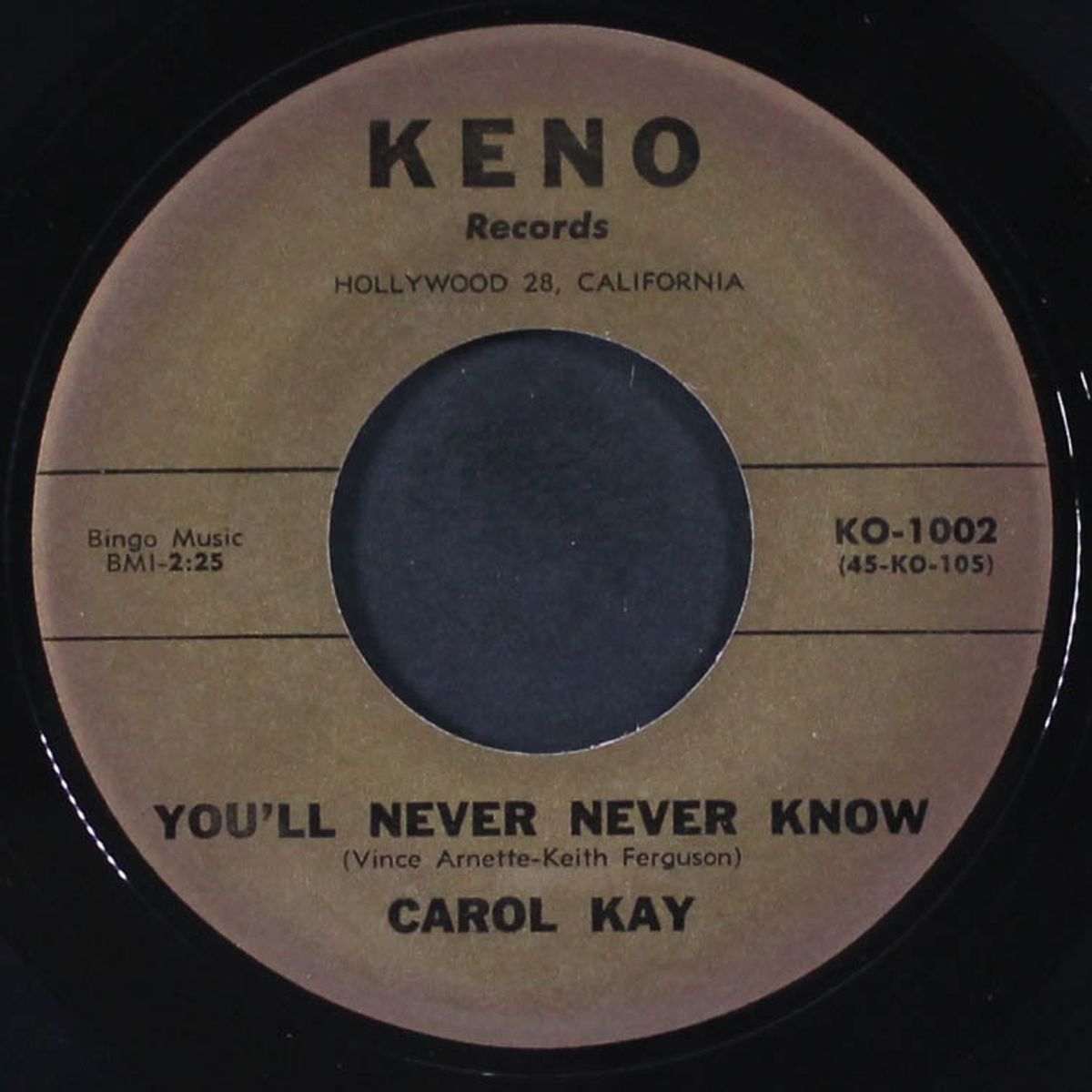 gee-gosh / you'll never never know by CAROL KAY