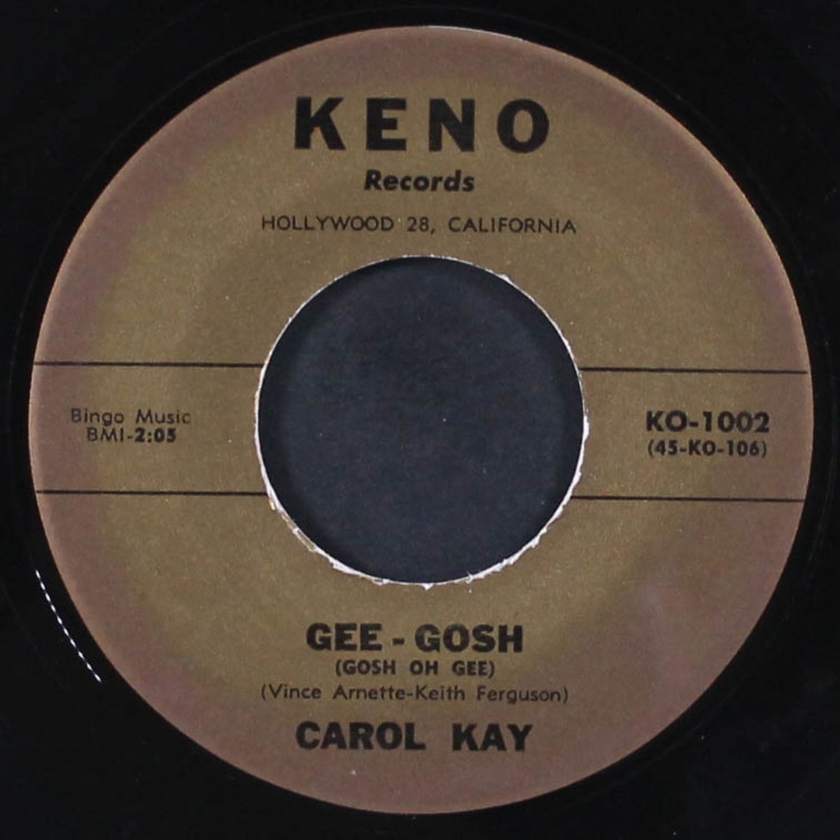gee-gosh / you'll never never know by CAROL KAY