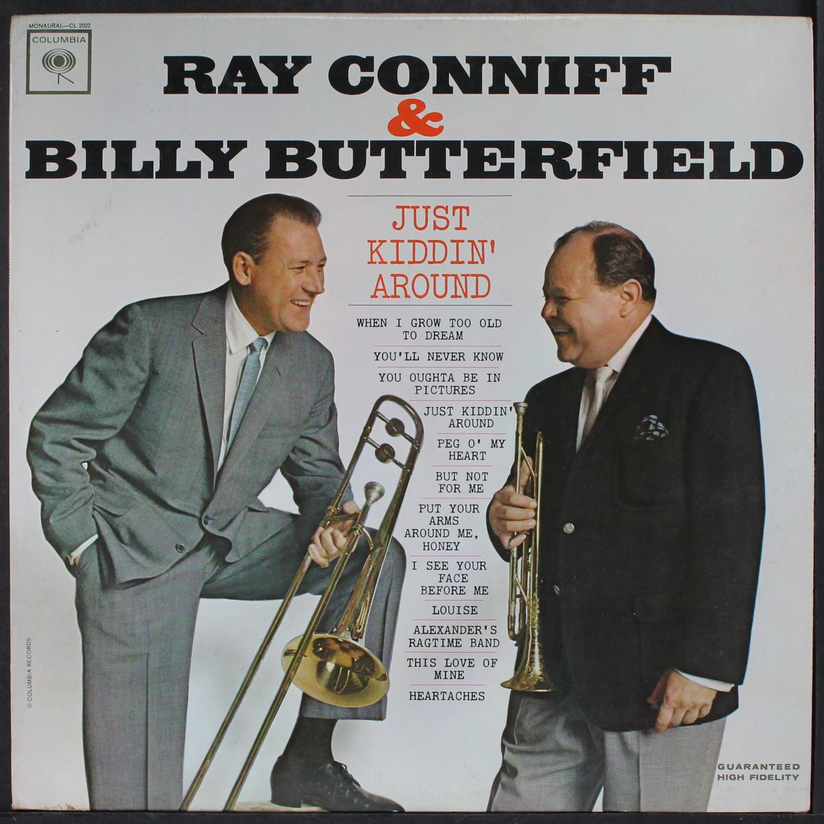 just kiddin' around by RAY CONNIFF & BILLY BUTTERFIELD