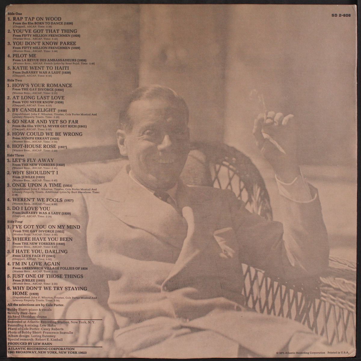 loves cole porter by BOBBY SHORT