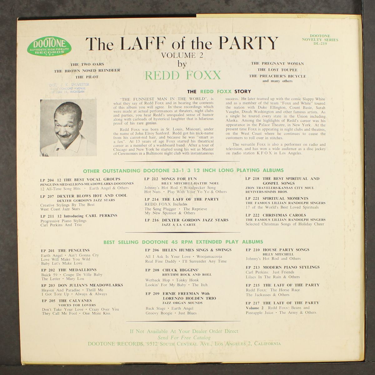 laff of the party, vol. 2 by REDD FOXX