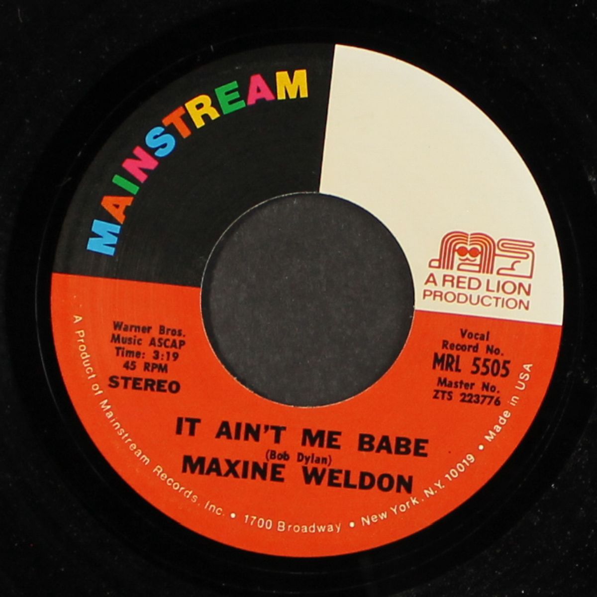 like a rolling stone / it ain't me babe by MAXINE WELDON