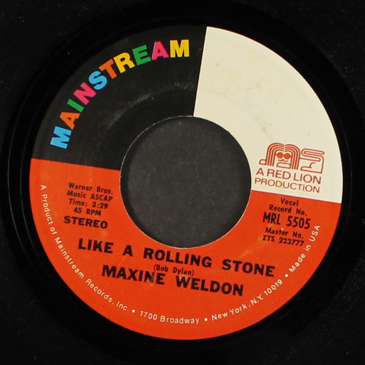 like a rolling stone / it ain't me babe by MAXINE WELDON