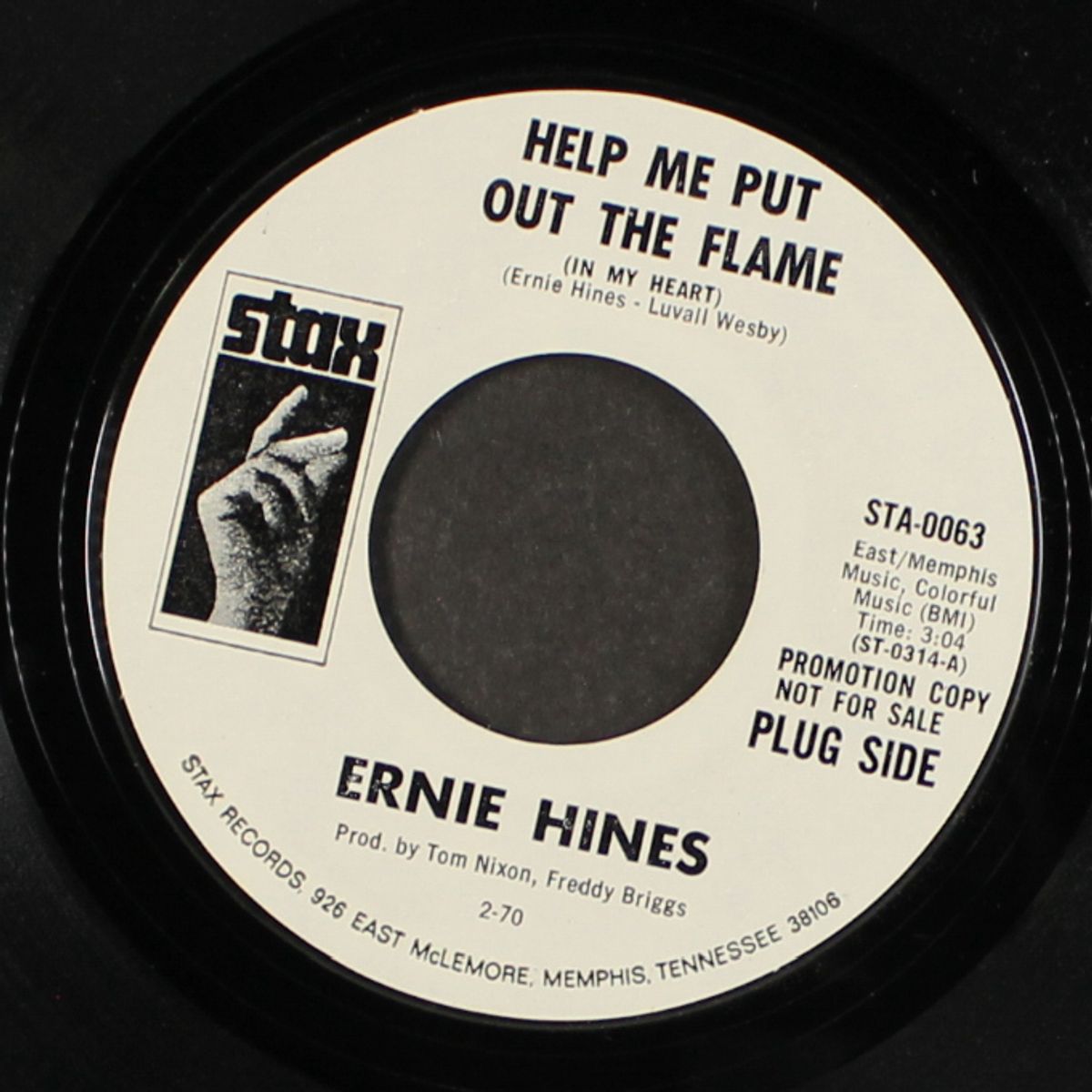 help me put out the flame / a better world by ERNIE HINES