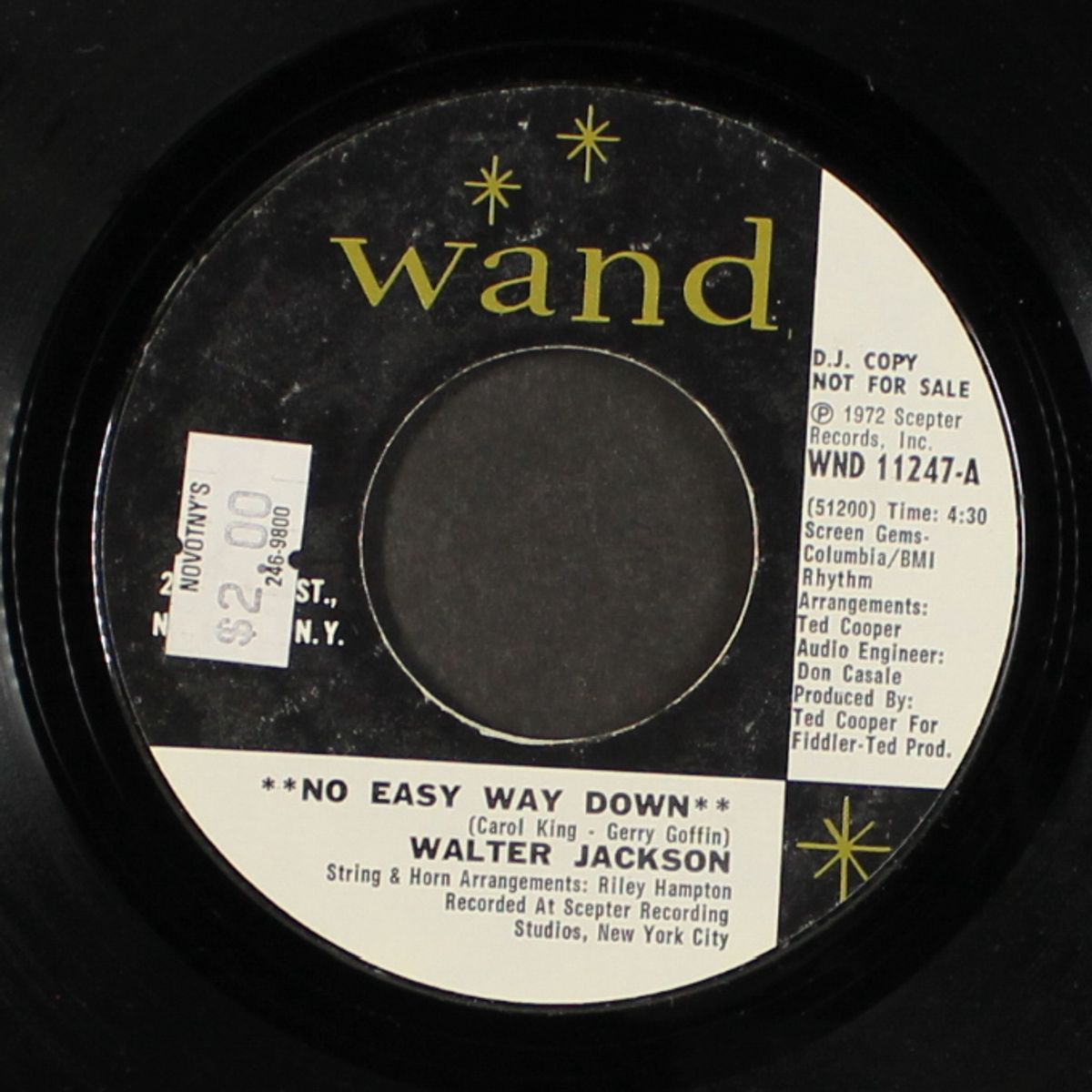 no easy way down / i'm all cried out by WALTER JACKSON