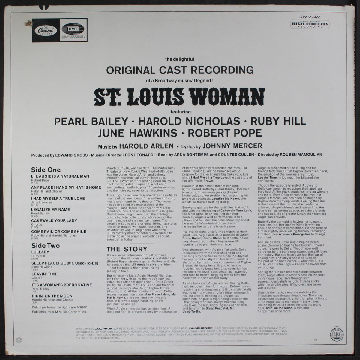st. louis woman by ORIGINAL CAST