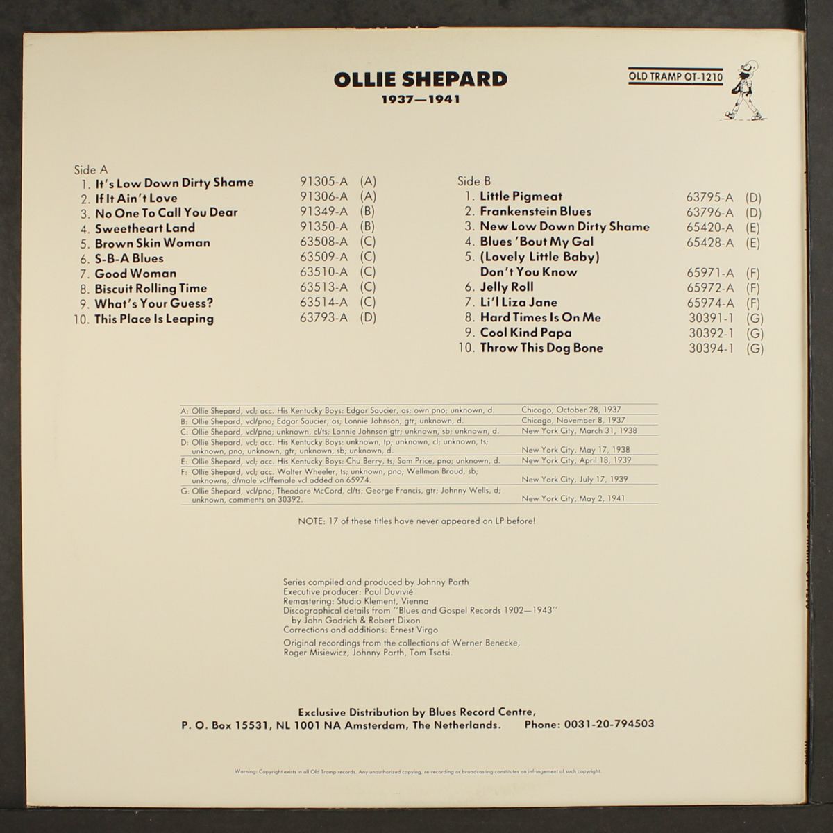 1937-41 by OLLIE SHEPARD