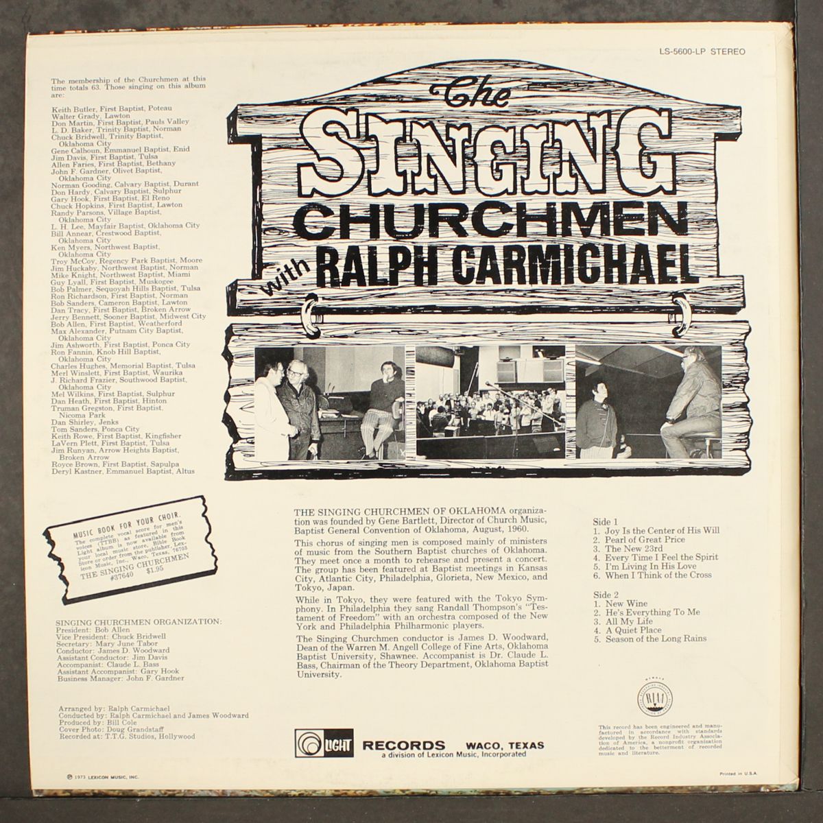 with ralph carmichael by SINGING CHURCHMEN
