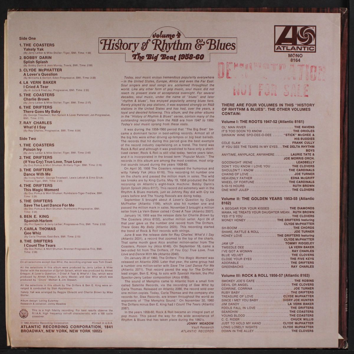 history of rhythm & blues, vol. 4: the big beat 1958-60 by VARIOUS