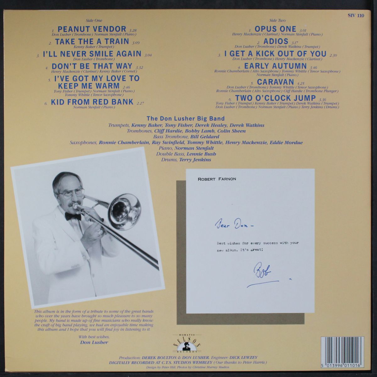 pays tribute to the great bands by DON LUSHER BIG BAND