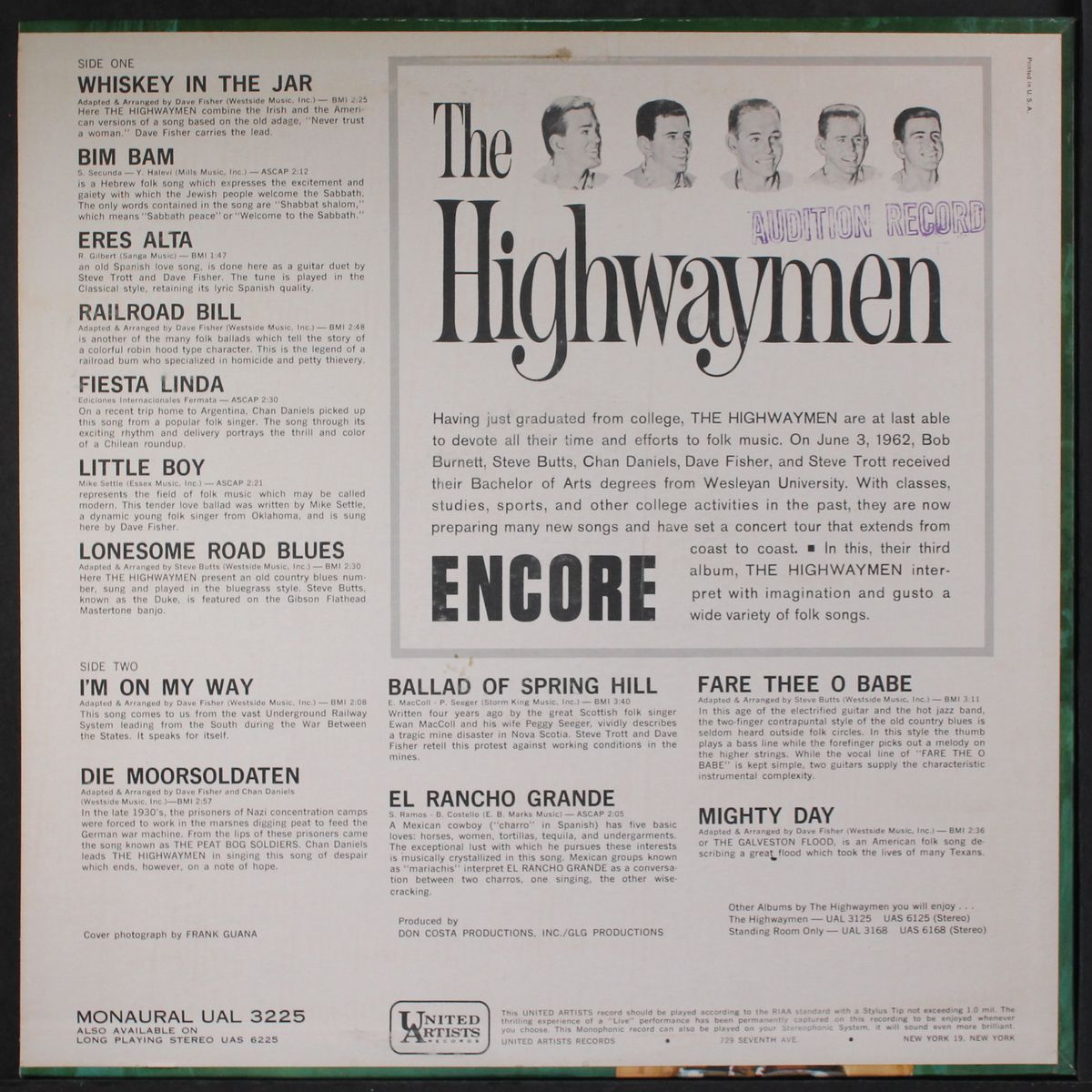 encore by HIGHWAYMEN