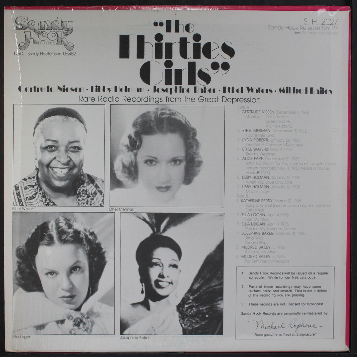 the thirties girls by VARIOUS