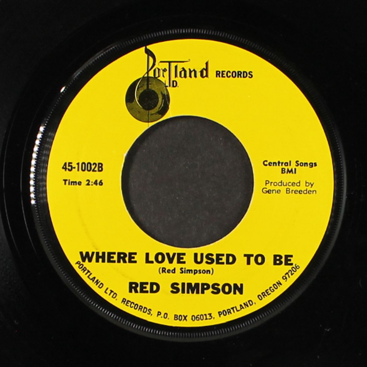 i'm a truck / where love used to be by RED SIMPSON
