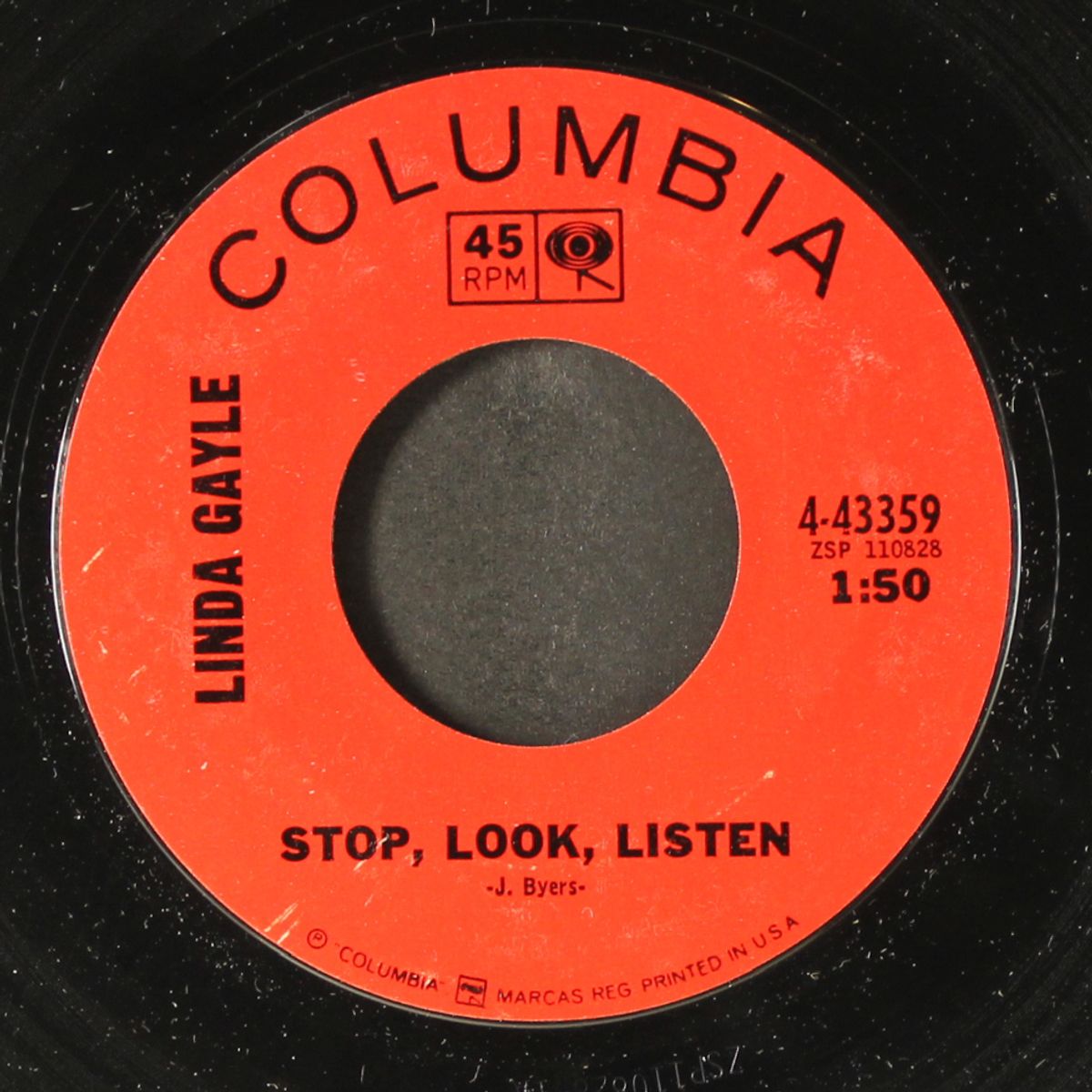 stop, look, listen / goodnight, irene by LINDA GAYLE