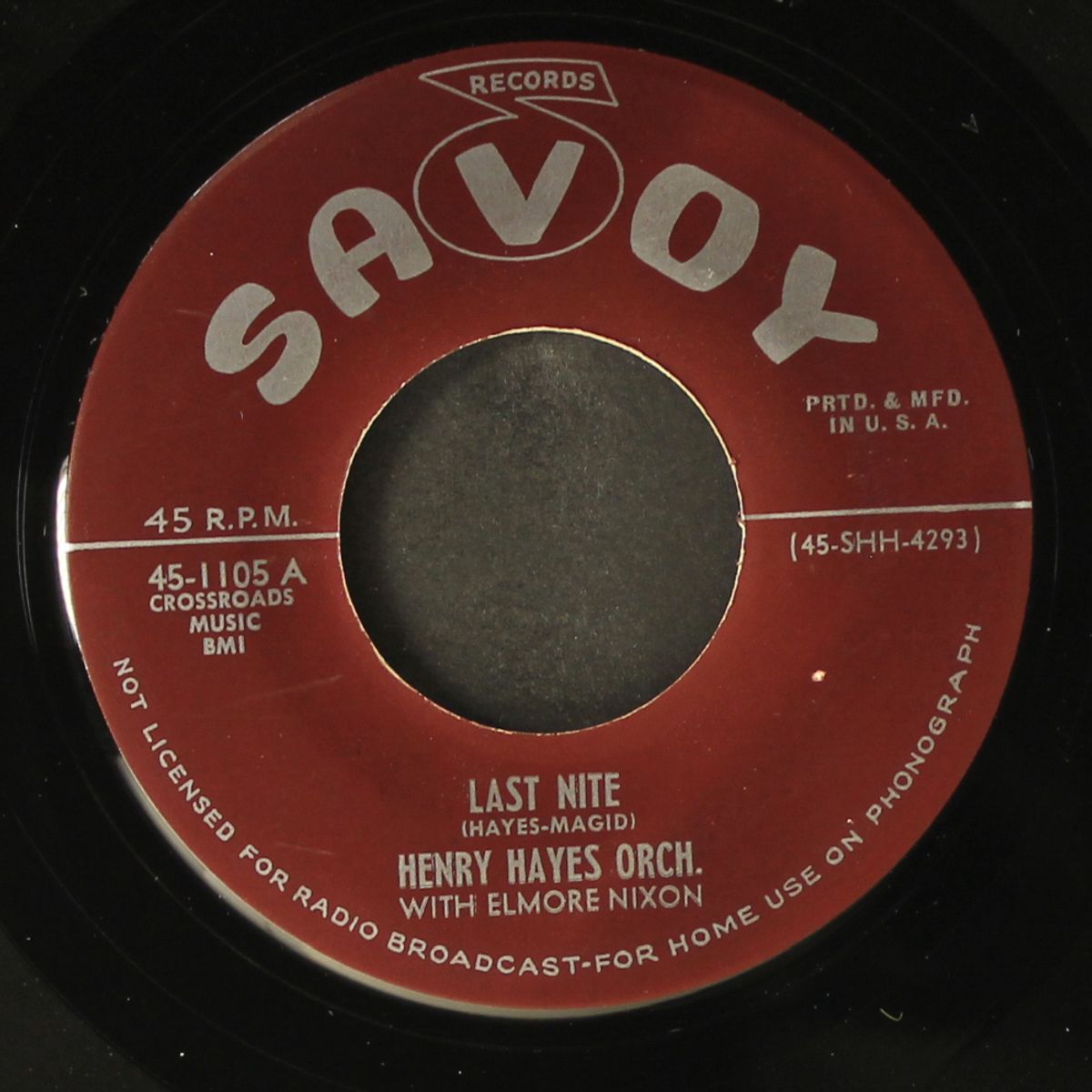 last nite / if you'll be my love by HENRY HAYES