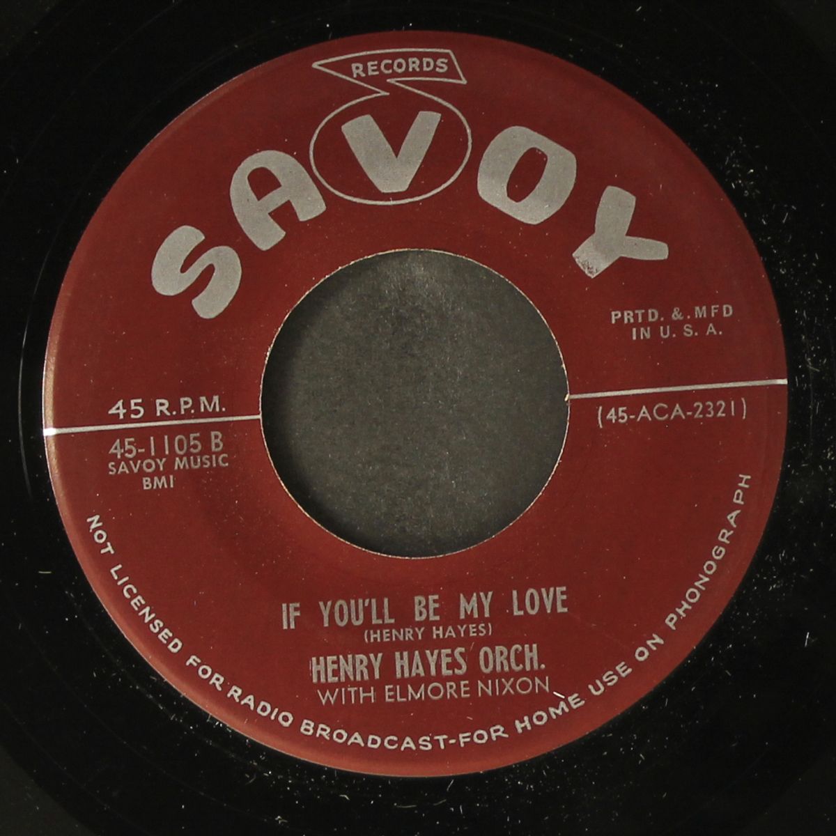 last nite / if you'll be my love by HENRY HAYES