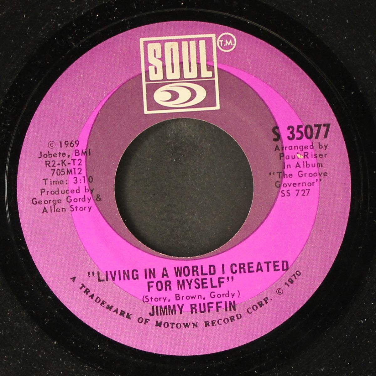 maria / living in a world i created for myself by JIMMY RUFFIN