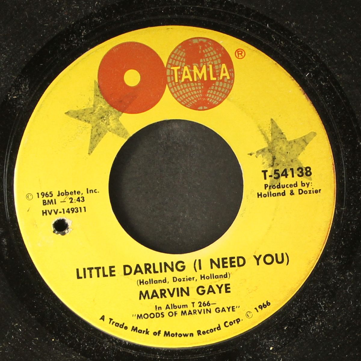 little darling, i need you / hey diddle diddle by MARVIN GAYE