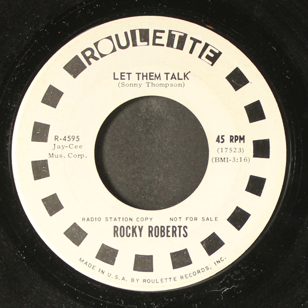 the t-bird / let them talk by ROCKY ROBERTS