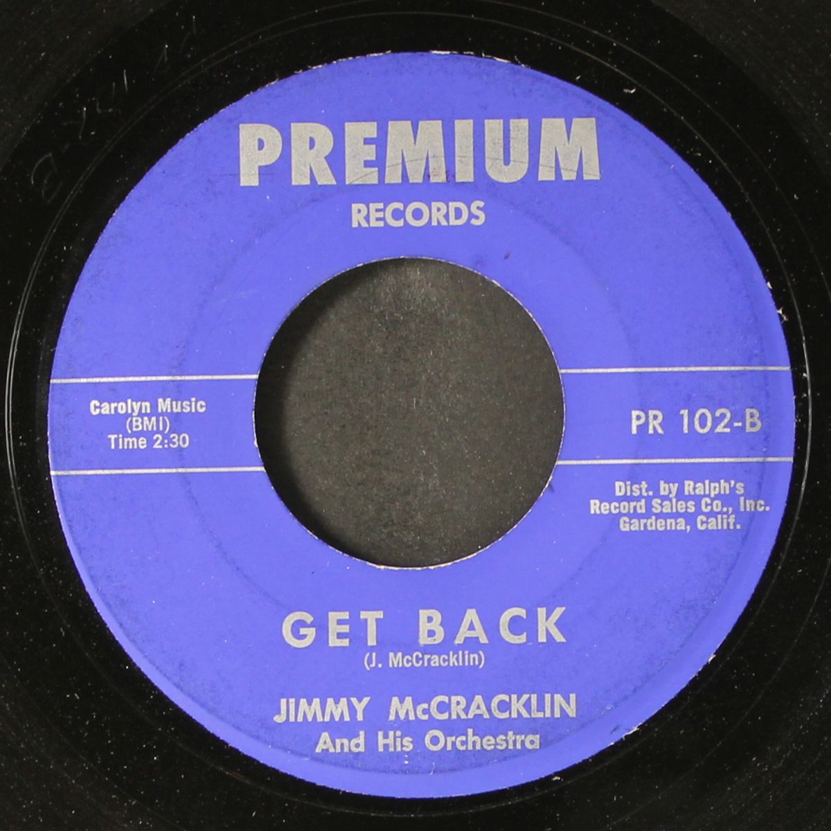get back by JIMMY MCCRACKLIN
