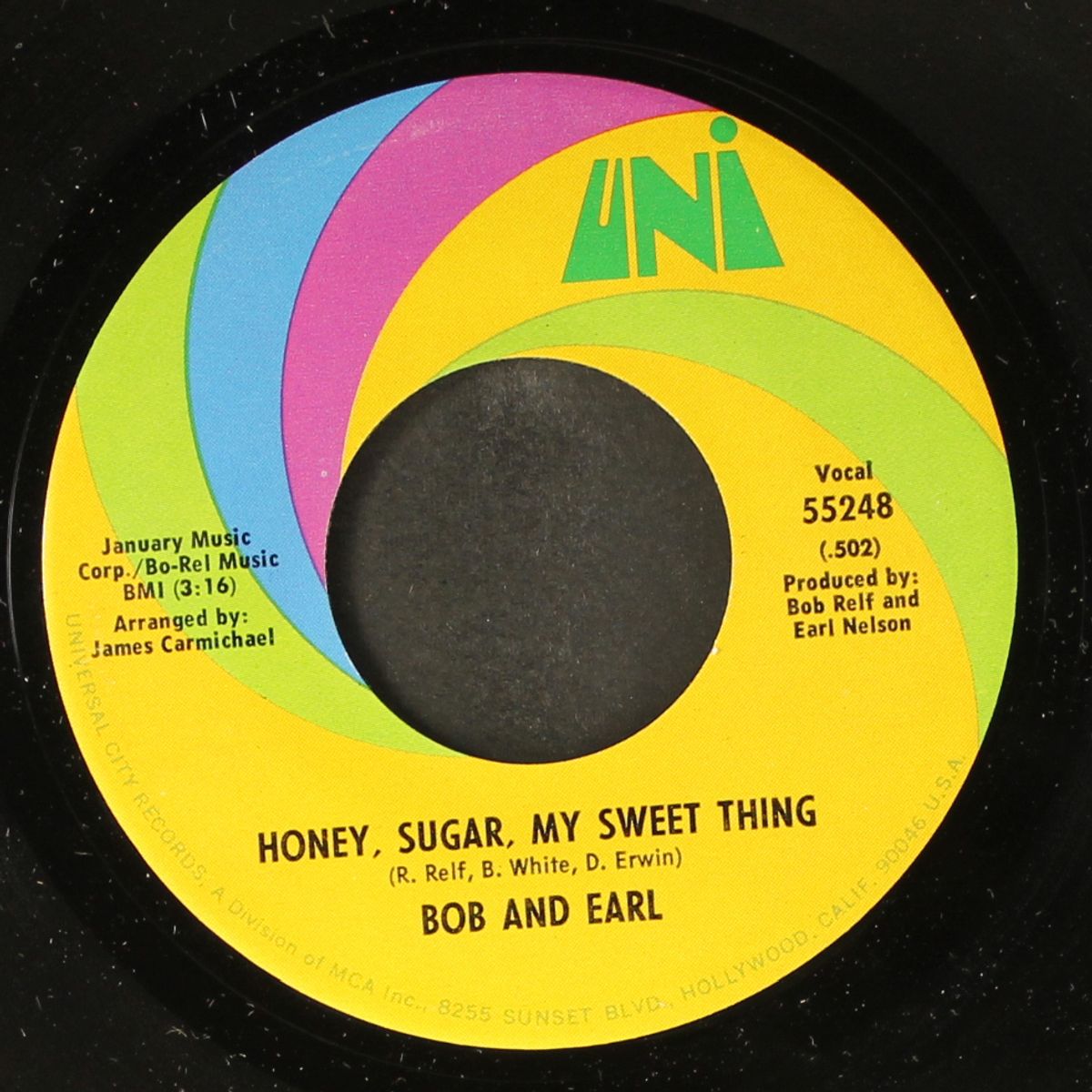 get ready for the new day / honey, sugar, my sweet thing by BOB & EARL