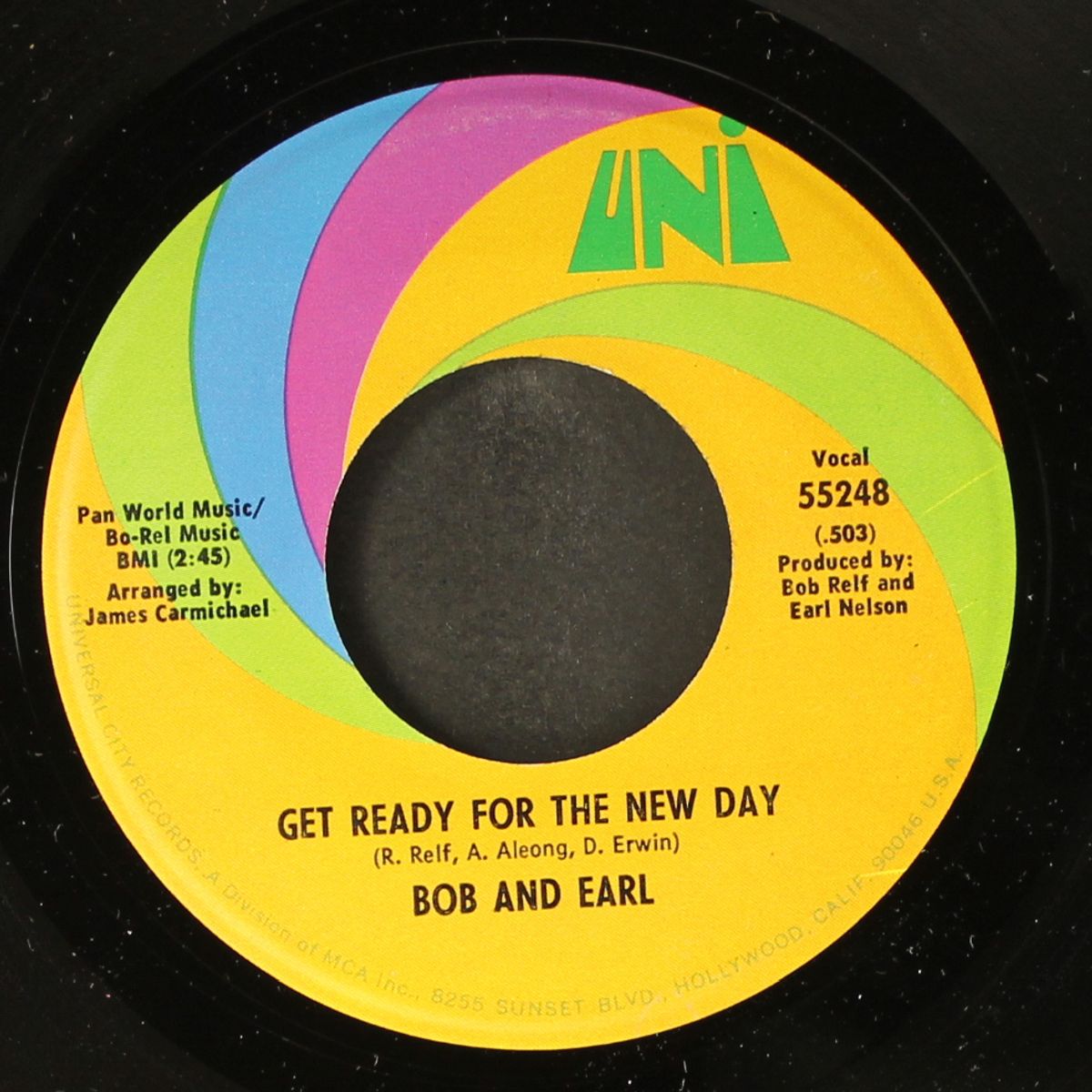 get ready for the new day / honey, sugar, my sweet thing by BOB & EARL