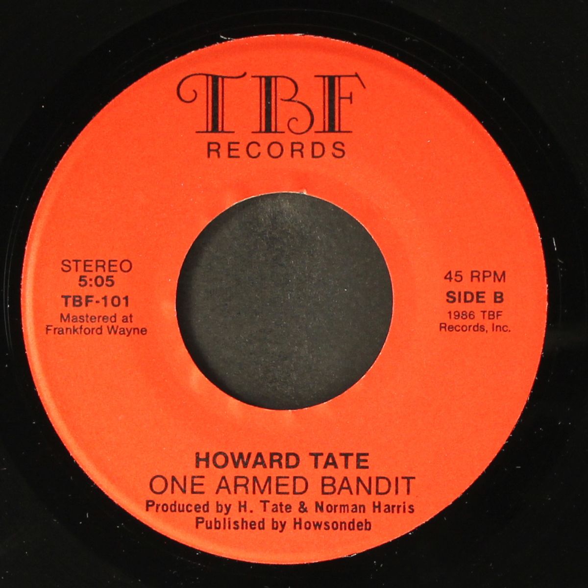 sweetness / one armed bandit by HOWARD TATE
