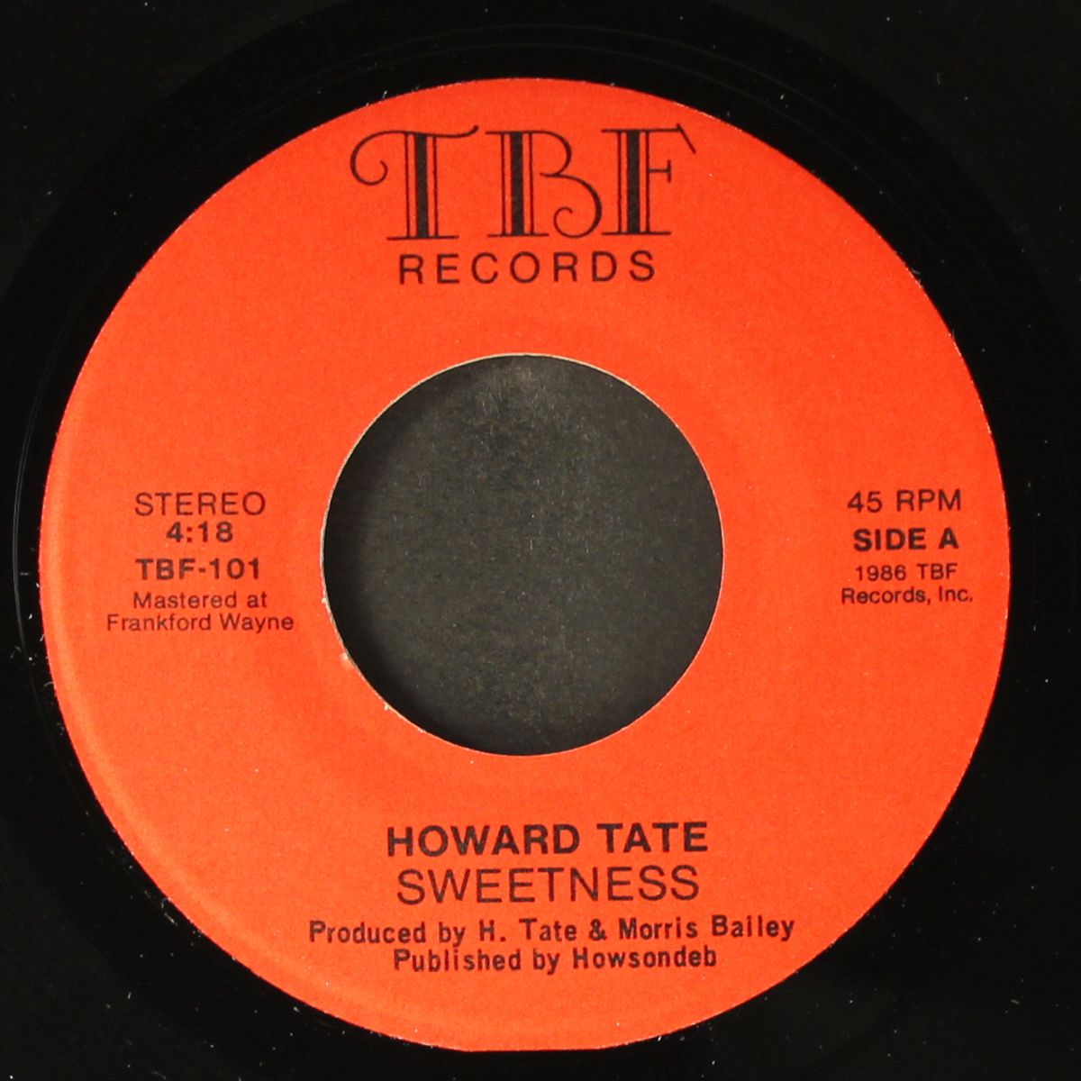 sweetness / one armed bandit by HOWARD TATE