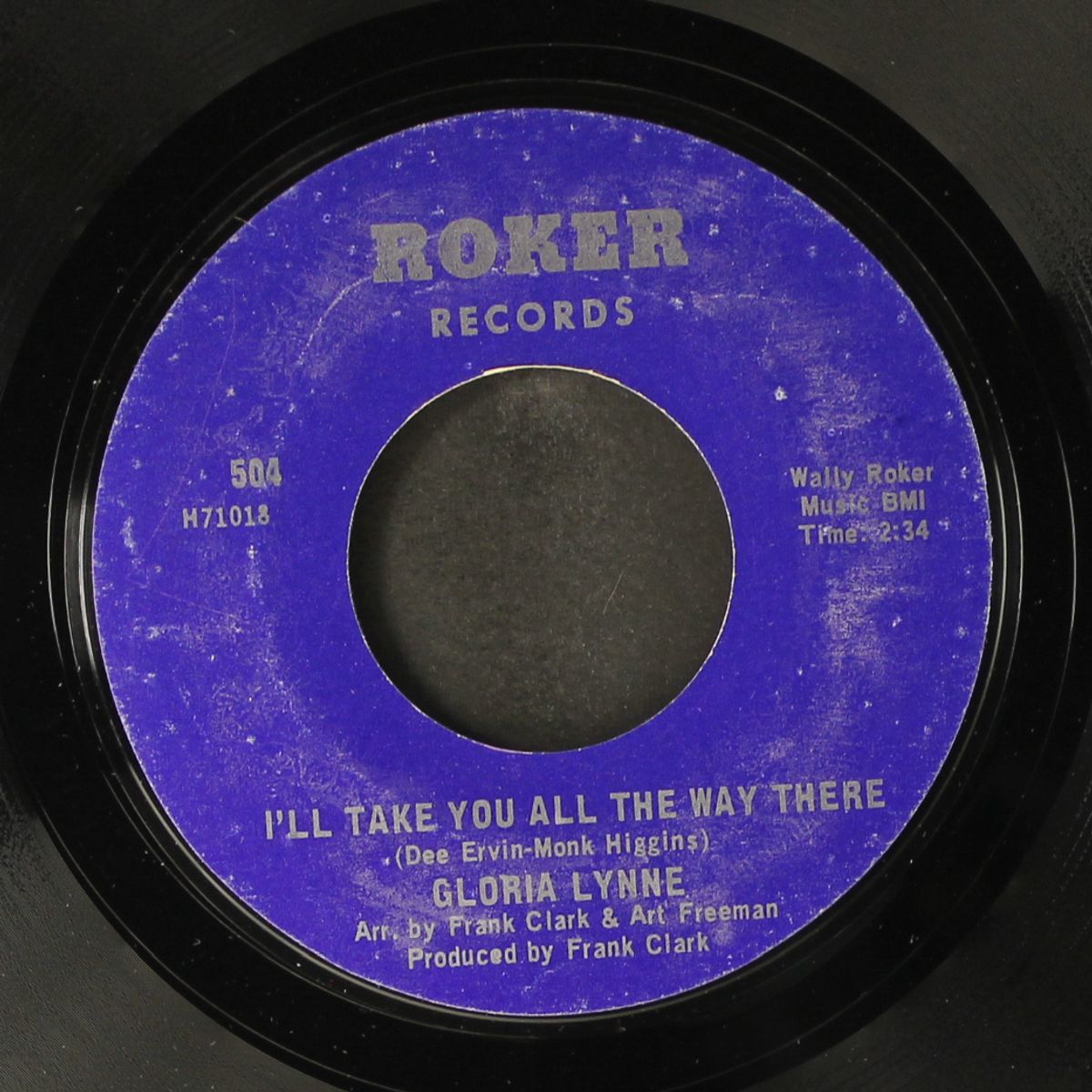 seems like i gotta do wrong / i'll take you all the way there by GLORIA LYNNE