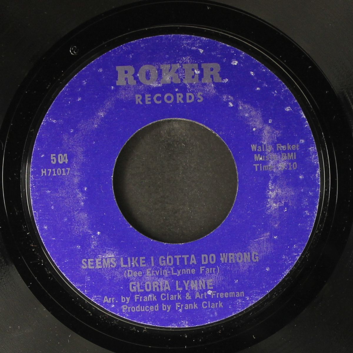 seems like i gotta do wrong / i'll take you all the way there by GLORIA LYNNE