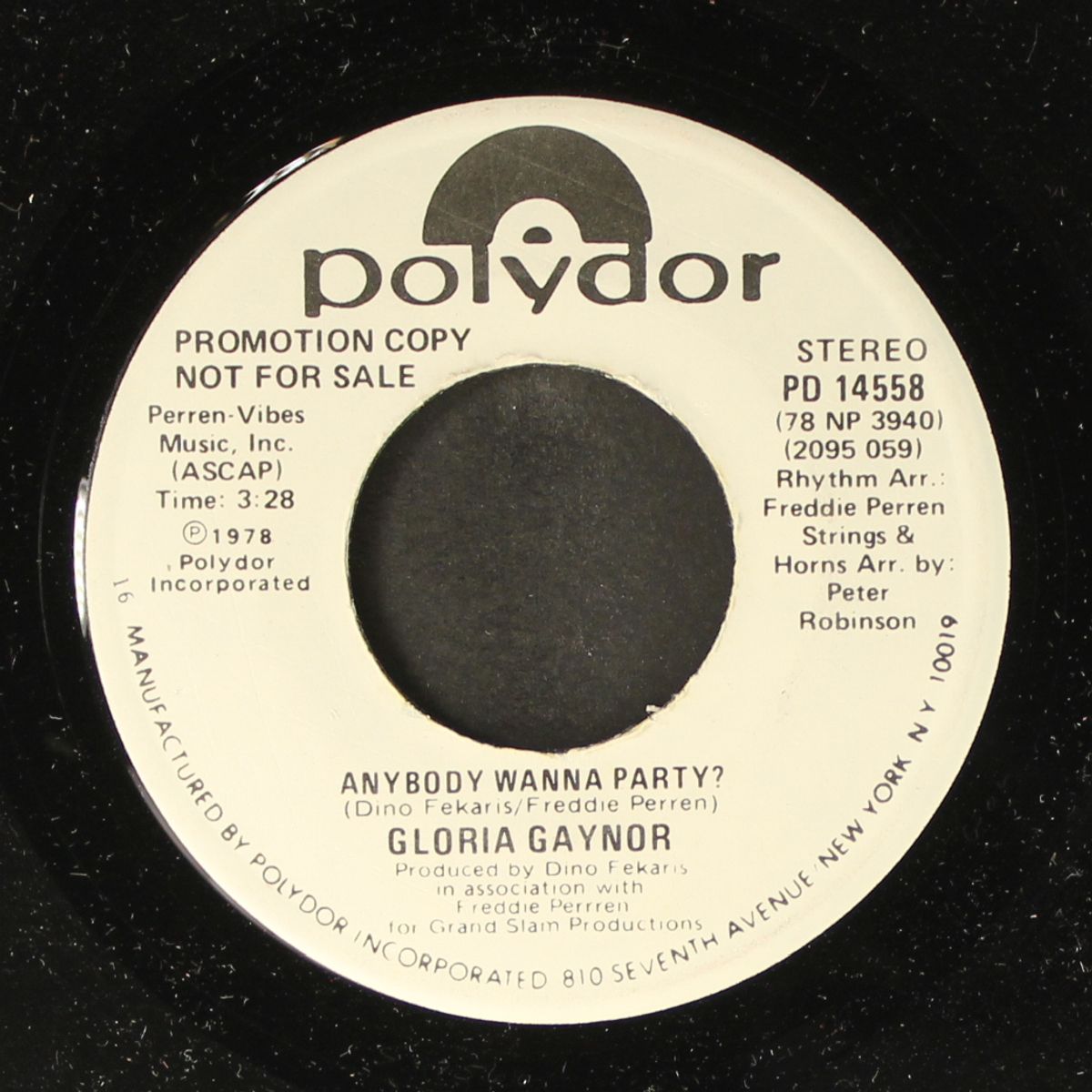 anybody wanna party? / same by GLORIA GAYNOR