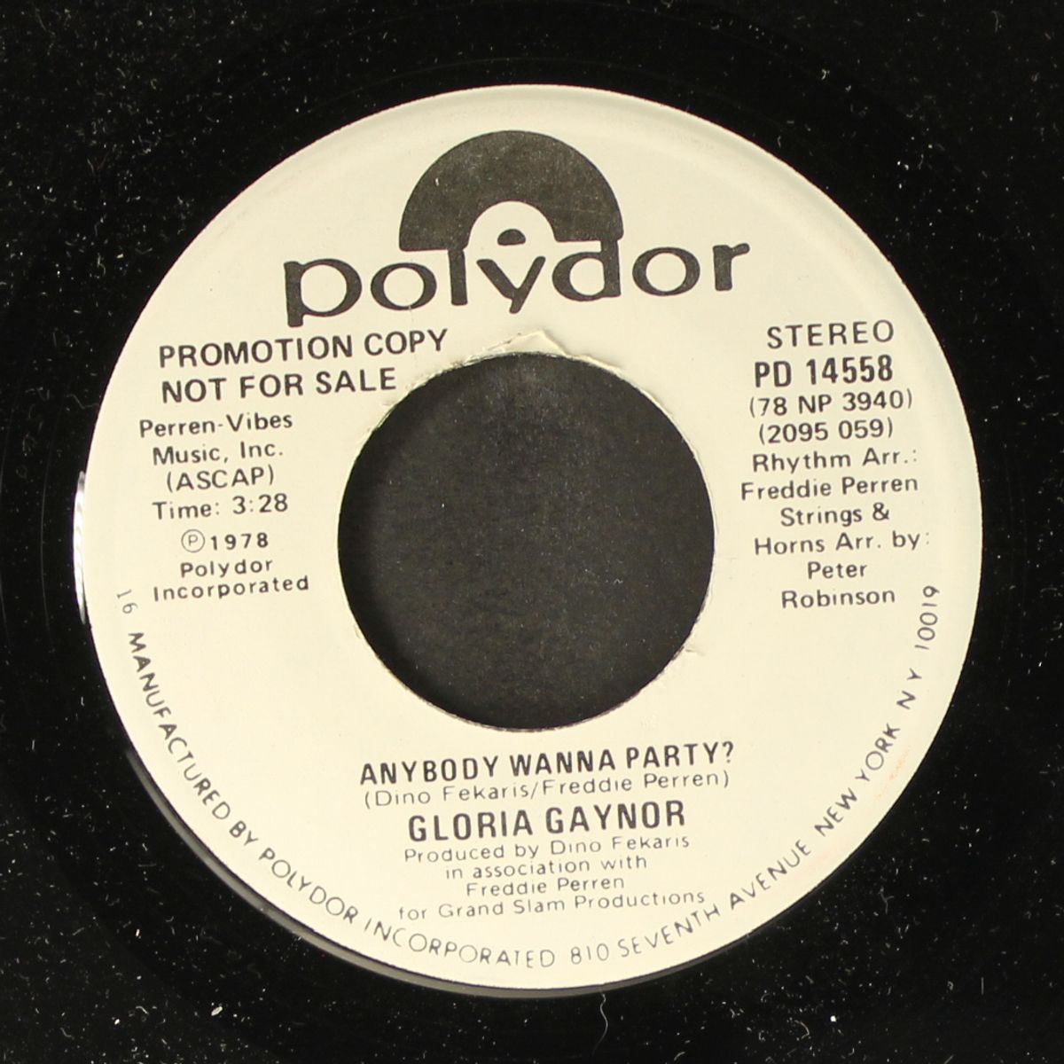 anybody wanna party? / same by GLORIA GAYNOR