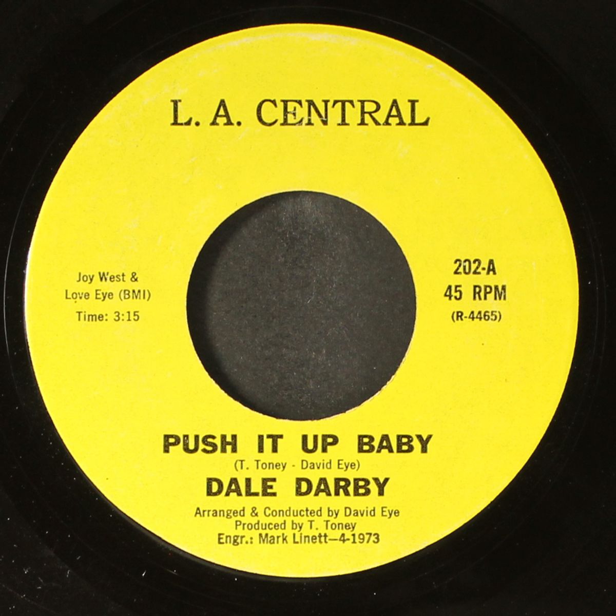 push it up baby / time is changing by DALE DARBY