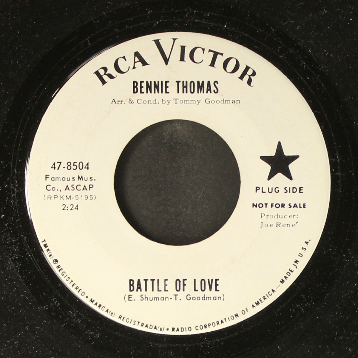 battle of love / what can i do by BENNIE THOMAS