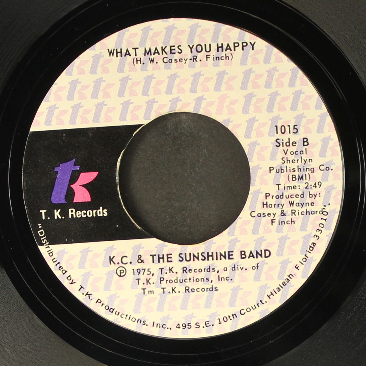 that's the way (i like it) / what makes you happy by KC & SUNSHINE BAND