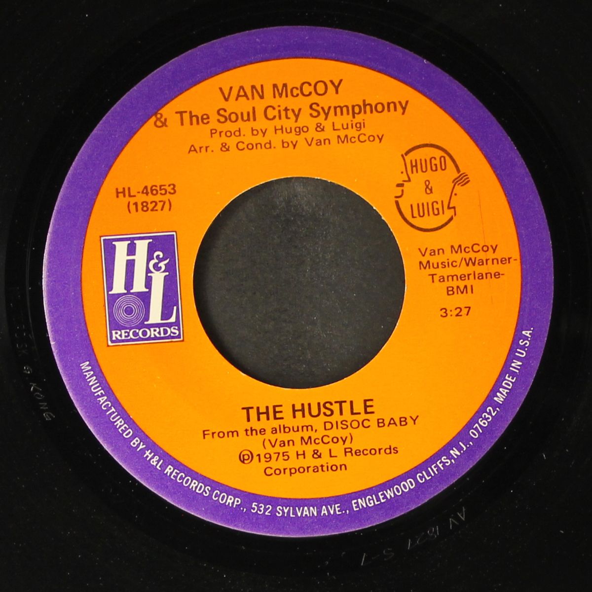 the hustle / hey girl, come and get it by VAN MCCOY