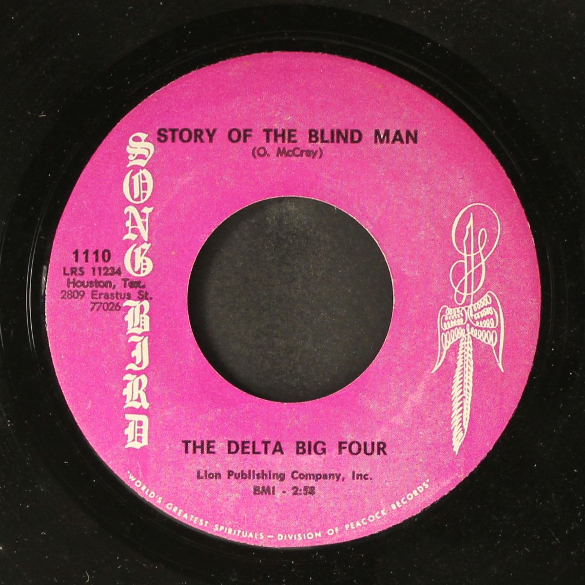 story of the blind man by DELTA BIG FOUR