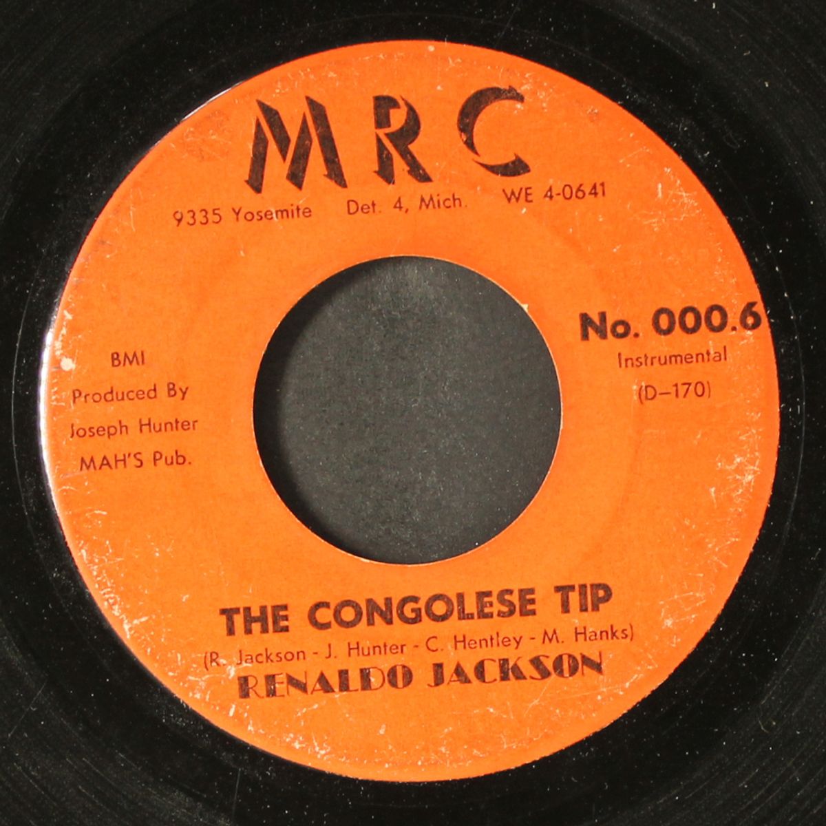 the congolese tip / my bonnie by RENALDO JACKSON