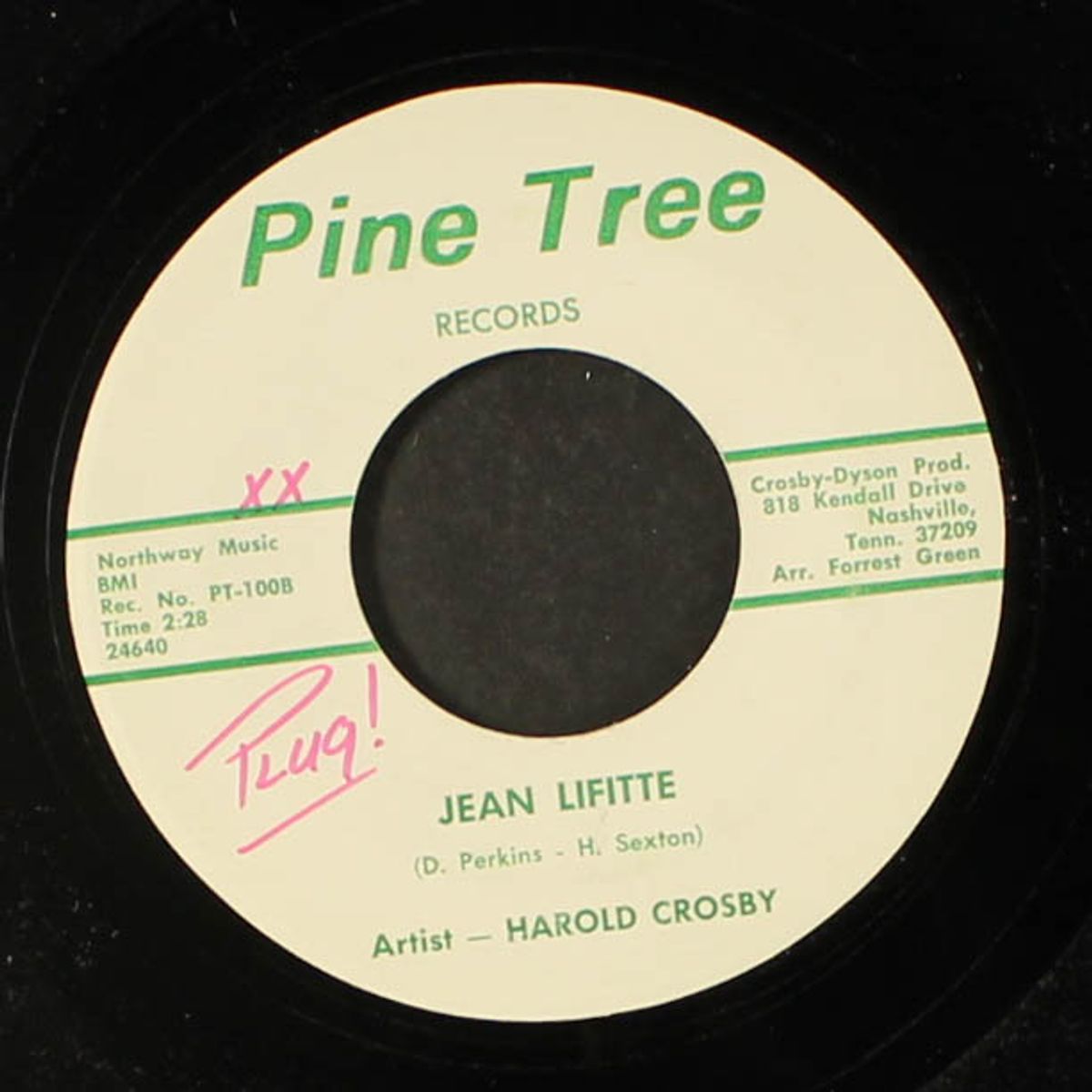 jean lifitte / harold's has everything by HAROLD CROSBY