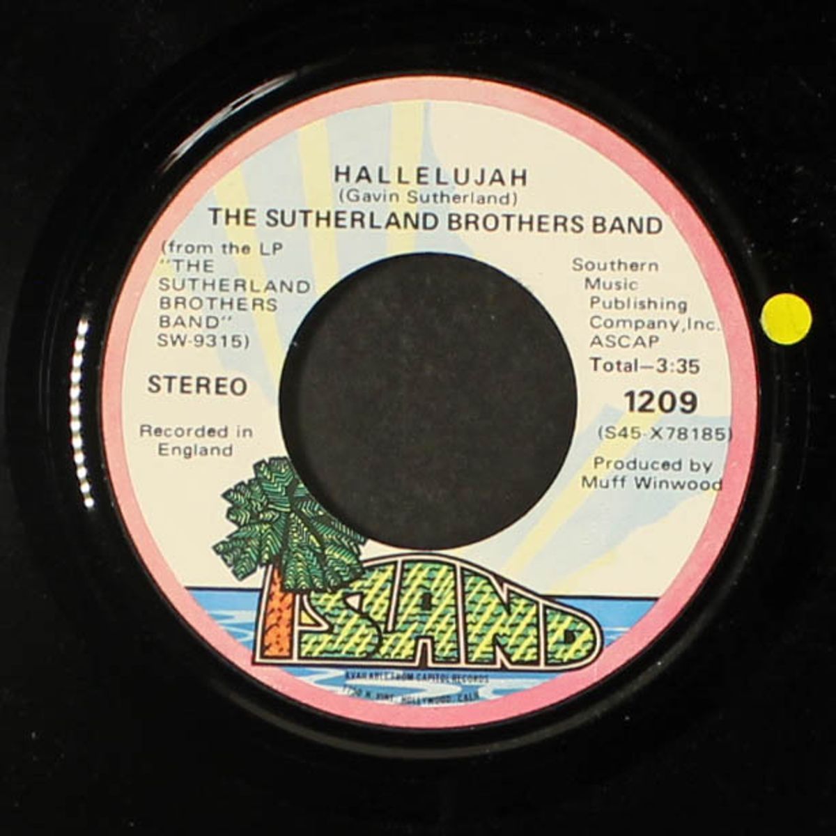 sailing / hallelujah by SUTHERLAND BROTHERS BAND