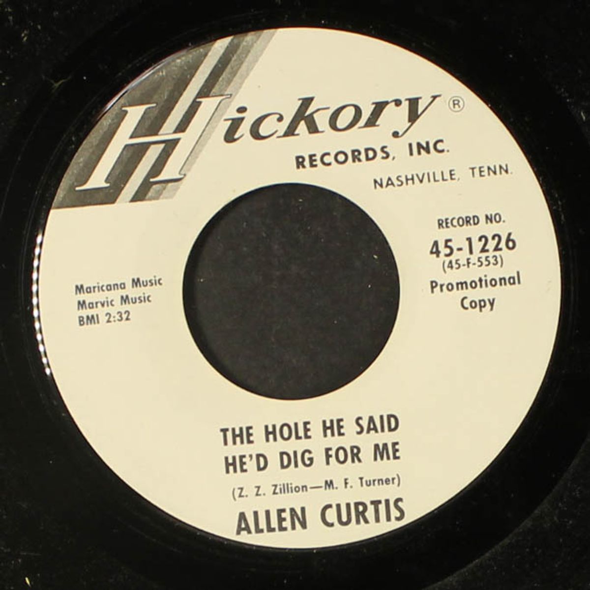 fireball mail / the hole he said he'd dig for me by ALLEN CURTIS