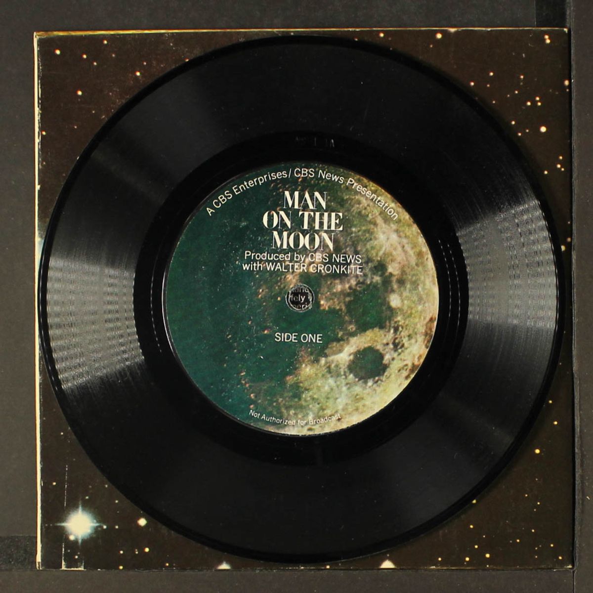 man on the moon by WALTER CRONKITE
