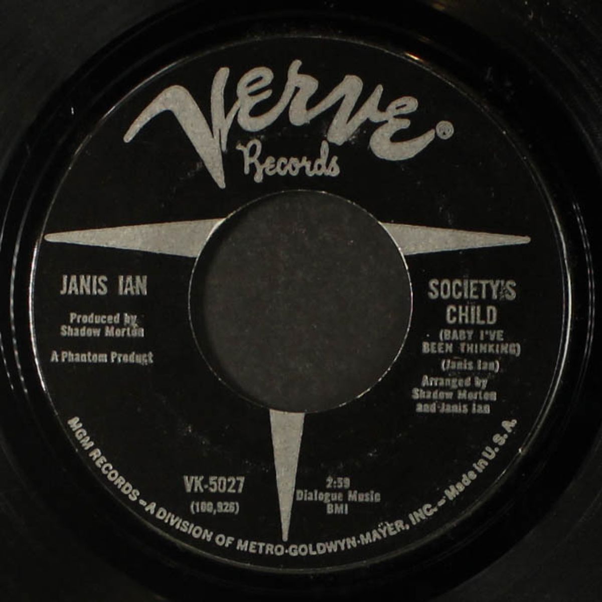 society's child / letter to jon by JANIS IAN