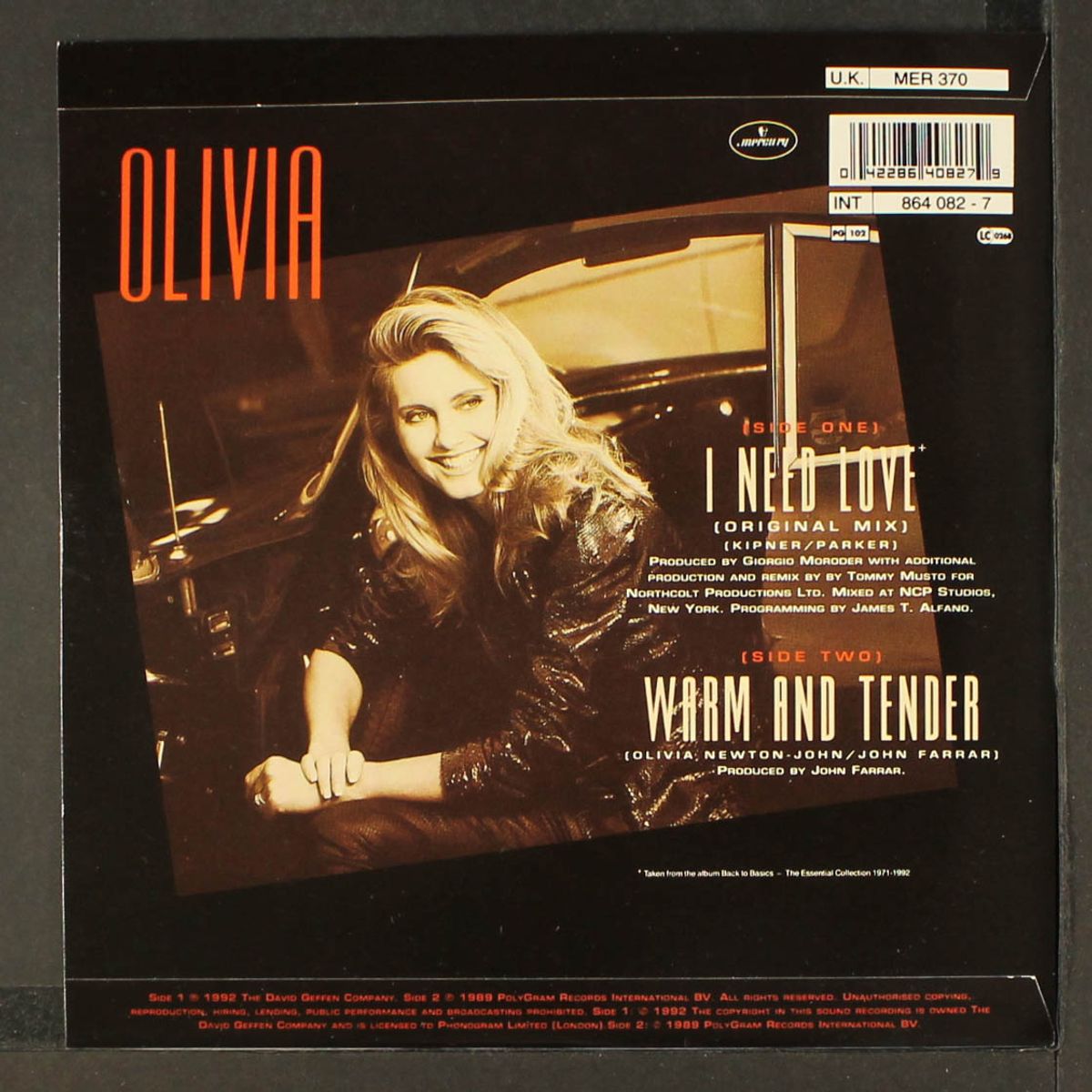 i need love by OLIVIA NEWTON-JOHN
