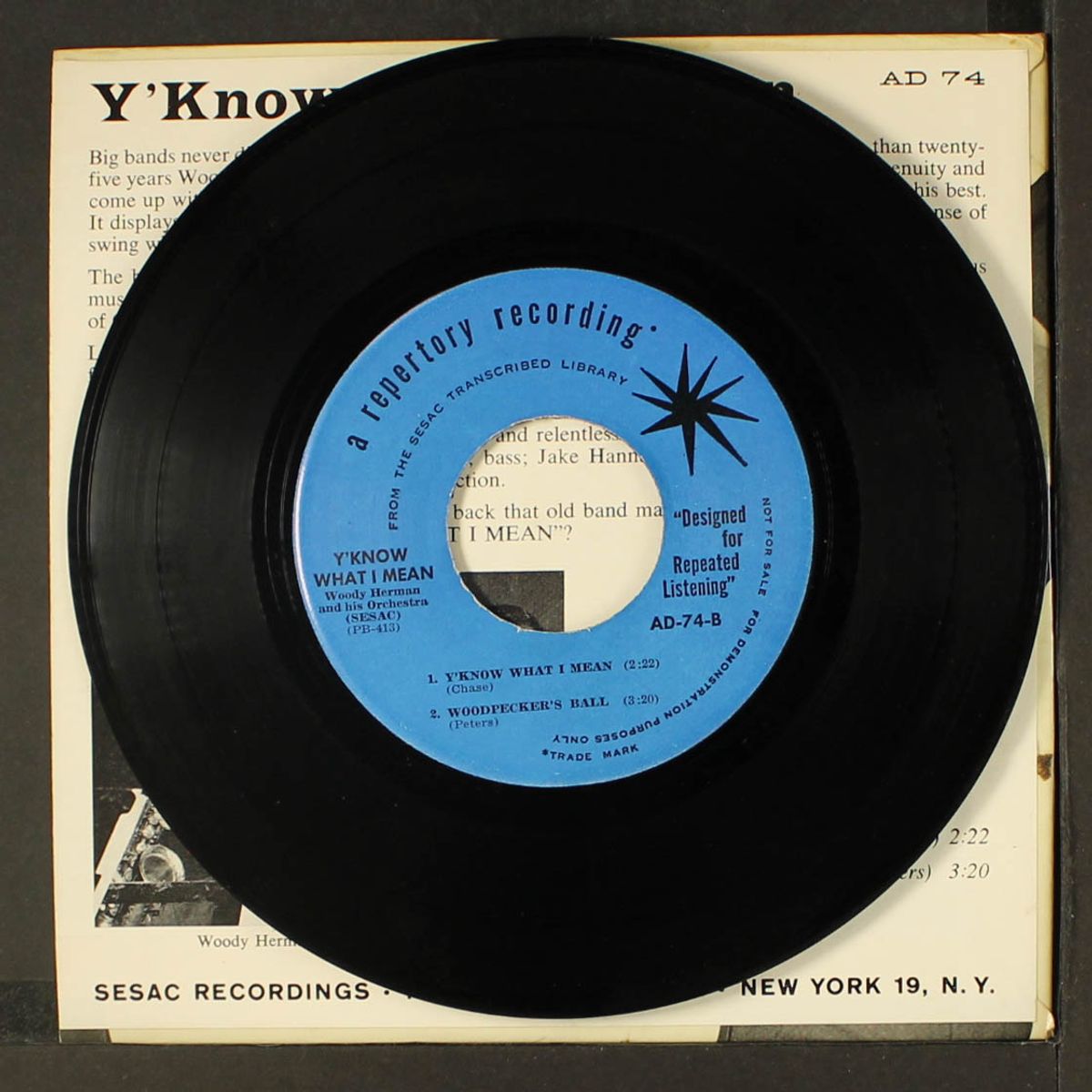 y'know what i mean by WOODY HERMAN